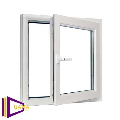 پنجره بازشوی لولایی (تک حالته) UPVC