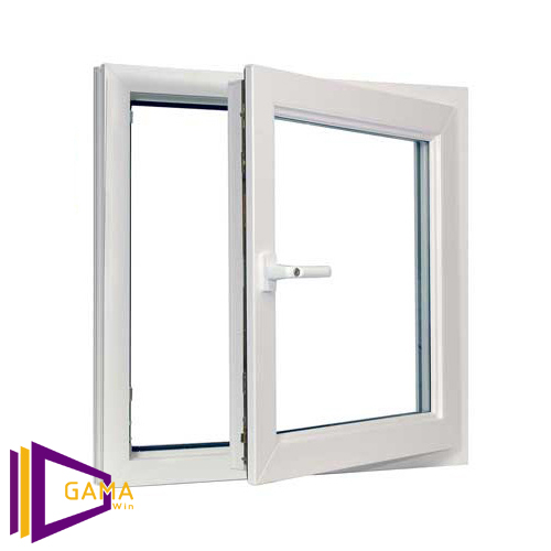 پنجره بازشوی لولایی (تک حالته) UPVC