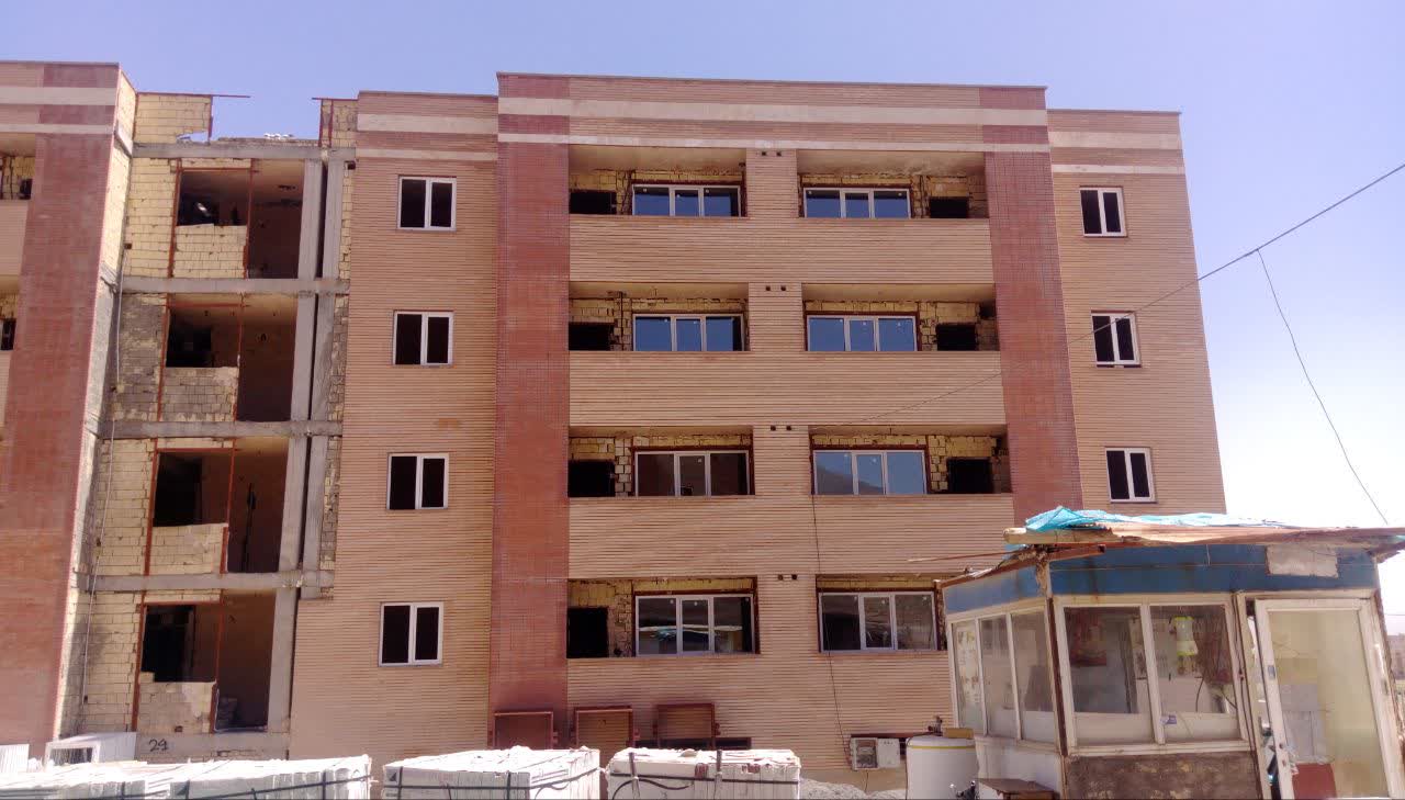 پروژه ۸۰ واحدی سیال پولاد | اجرای پنجره دوجداره UPVC اصفهان
