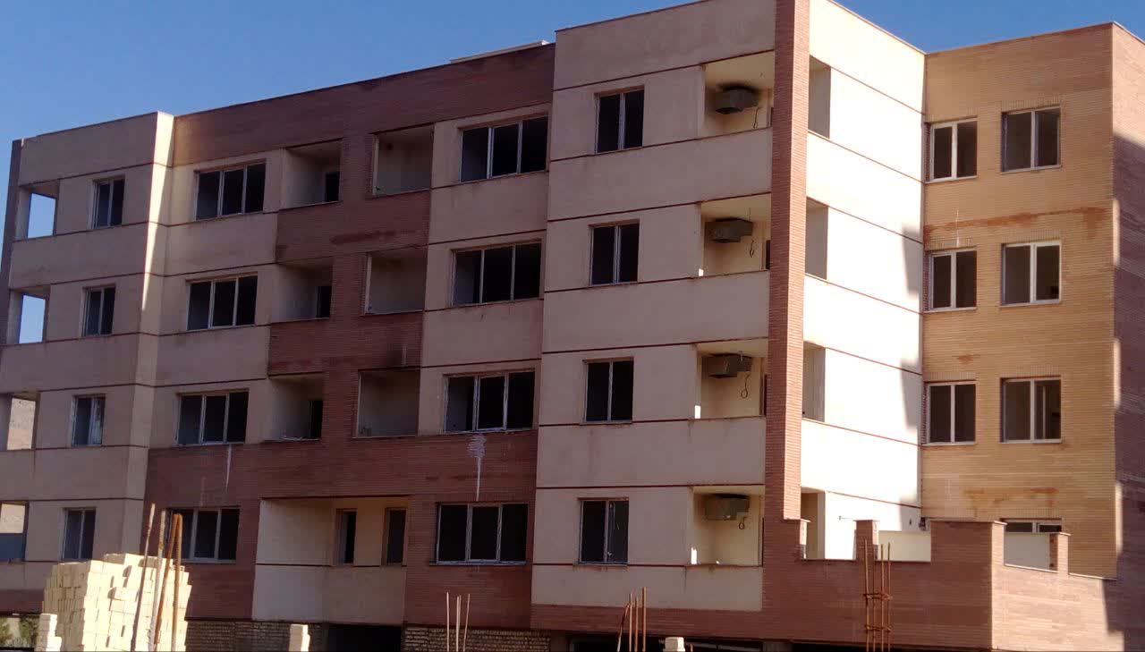 پروژه ۳۲ واحدی توسعه | نصب پنجره دوجداره UPVC در ا