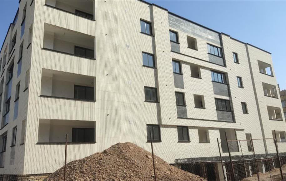 پروژه ۳۲ واحدی مهندس کریمی | اجرای پنجره دوجداره UPVC