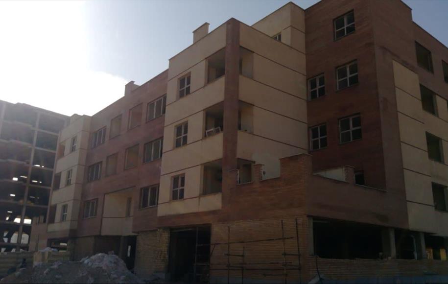 پروژه ۳۲ واحدی توسعه | نصب پنجره دوجداره UPVC در ا