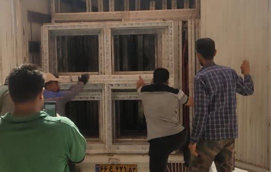 نصب پنجره و نوسازی مدارس محله ۵ مسکن مهر فولادشهر